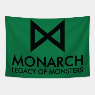 Monarch: Legacy of Monsters titles (black) Tapestry