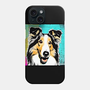 Collie Pop Art Phone Case