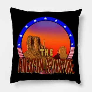 The American adventure Pillow