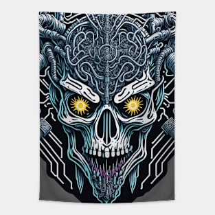 Cyborg Heads S02 D92 Tapestry