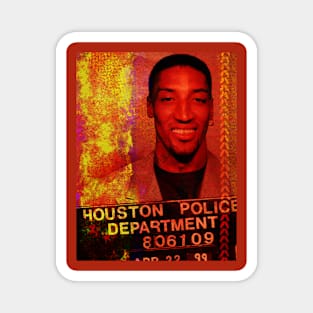 Scottie Pippen Mugshot Magnet