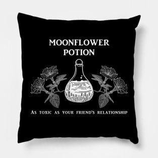 Moonflower potion (white) Pillow