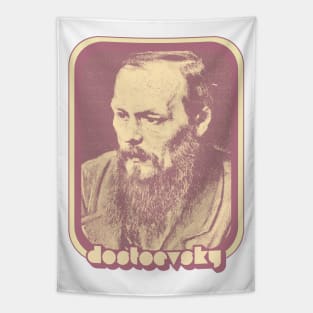 Fyodor Dostoevsky / Retro Aesthetic Fan Art Tapestry