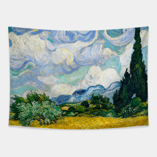 Van Gogh Wheat Field With Cypresses Van Gogh Paintings