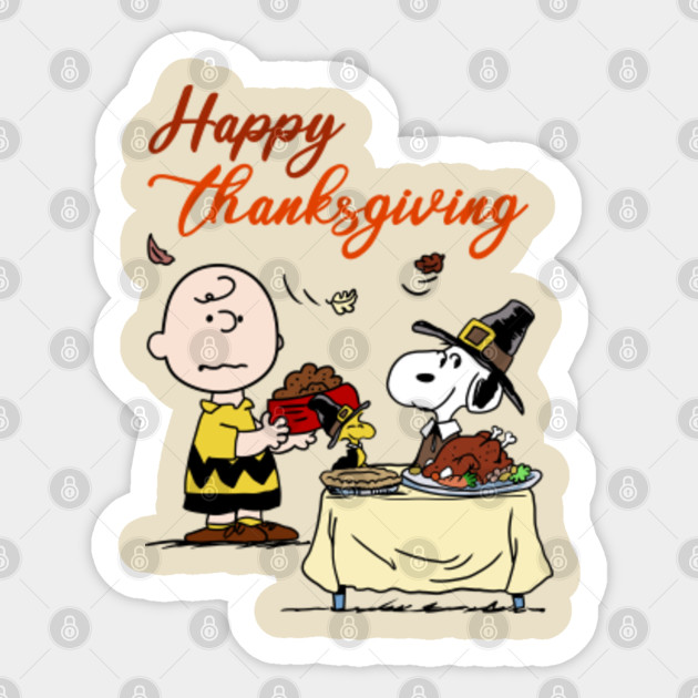 Happy thanksgiving - Thanksgiving - Sticker