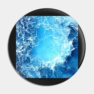 Majestic Deep Blue Ocean Pin