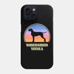 Wirehaired Vizsla Vintage Sunset Dog Phone Case