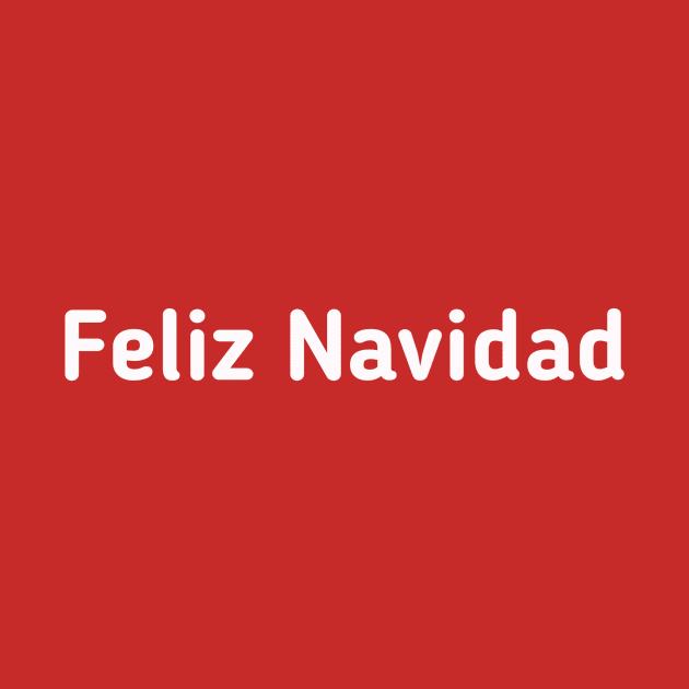 Feliz Navidad Christmas by Z And Z