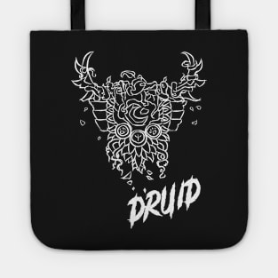 Druid Crest (White) Tote