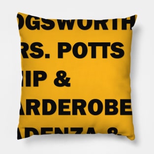 Beast's Castle Residents Pillow