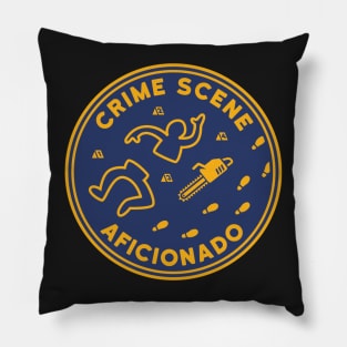 Crime Scene Aficionado Pillow