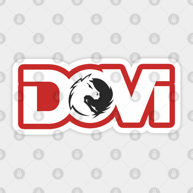 Andrea Dovizioso Logo Dovi Sticker Teepublic Au