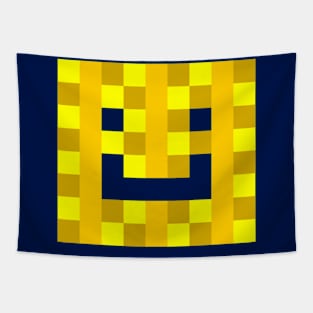 Smiling Cube Tapestry