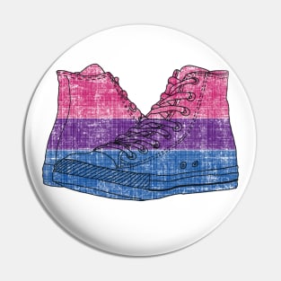 Bi-Sexual Pride Flag Hi-Top Design Pin