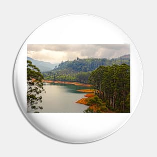 Forest and lake around Dalhouisie, Sri Lanka Pin