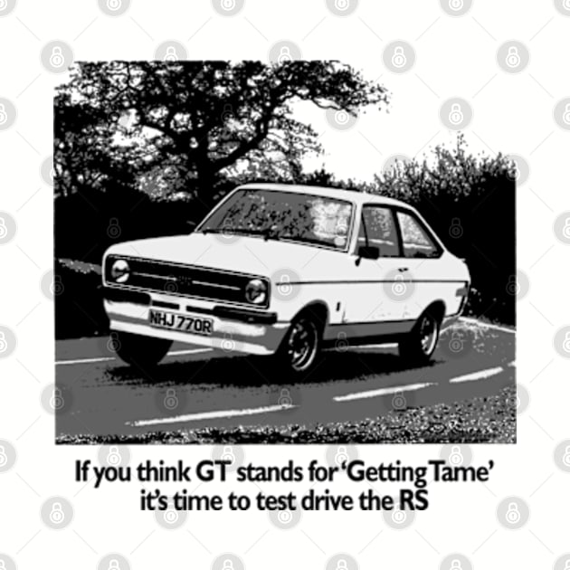 FORD ESCORT RS1600 - advert by Throwback Motors