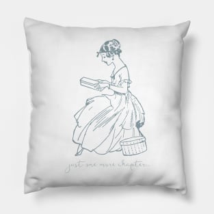 Just one more chapter Book Lover Tee Pillow