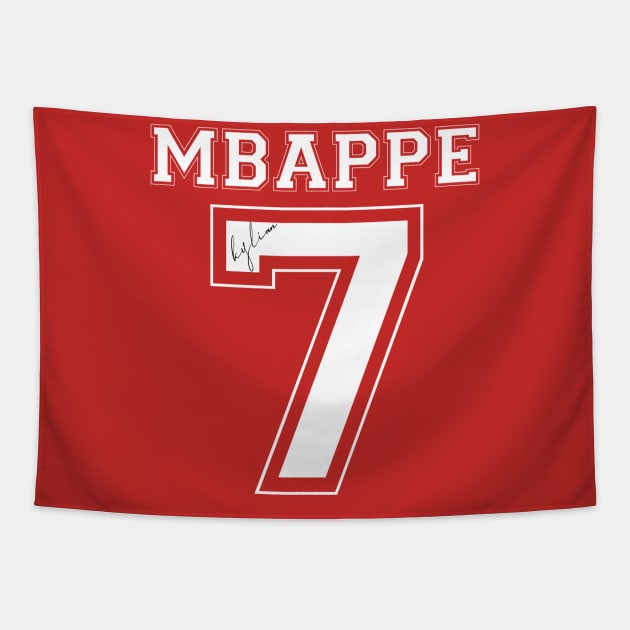 kylian mbappe Tapestry by youne street