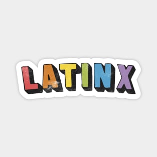 LATINX / Original Retro Style Design Magnet