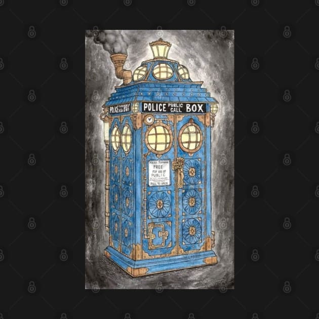 Steampunk Doctor Who Tardis by marat