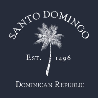 Santo Domingo Dominican Republic Vintage Palm T-Shirt