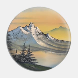 Pastel Landscape Pin