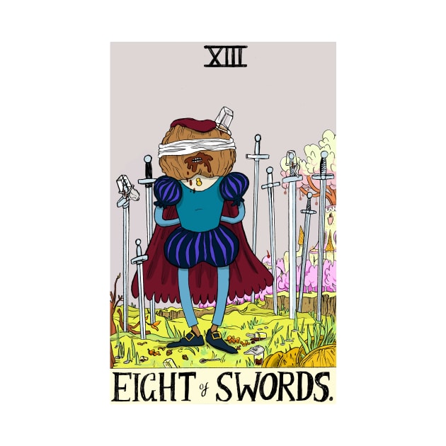 Duke of Nuts as 8 of Swords by sadnettles