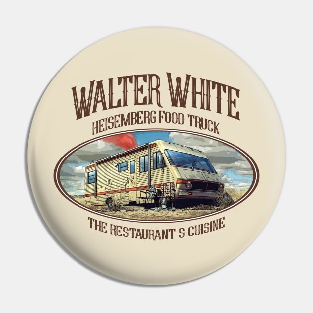 Walter White Food Truck Pin by teeteet