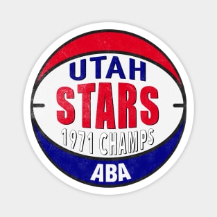 Defunct Utah Stars 1971 ABA Champs Magnet