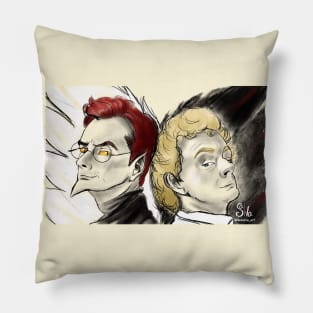 Crowley and Aziraphale Pillow