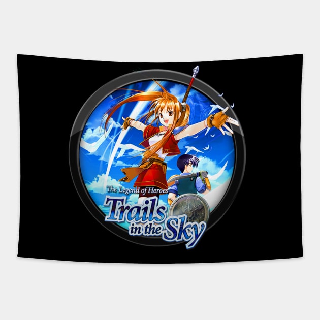 Trails of Cold Steel In Circle Logo XXVI Tapestry by RayyaShop