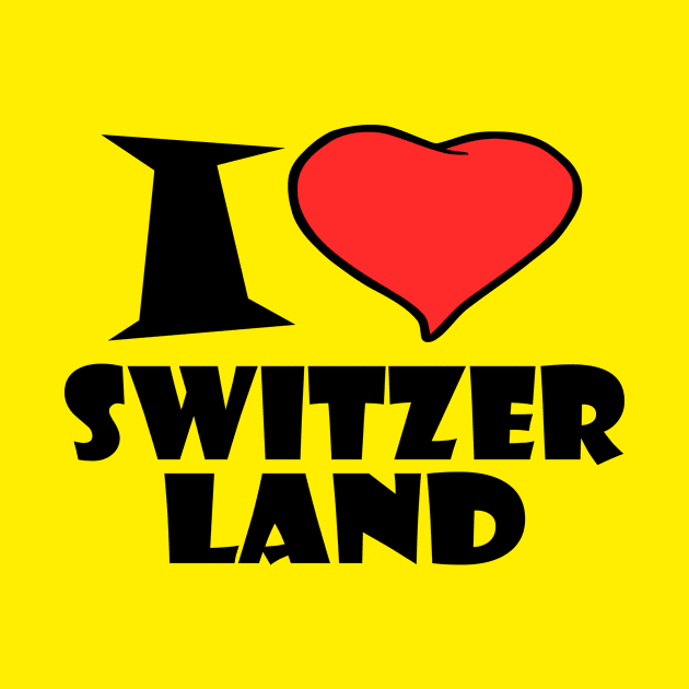 I love Switzerland by Milaino