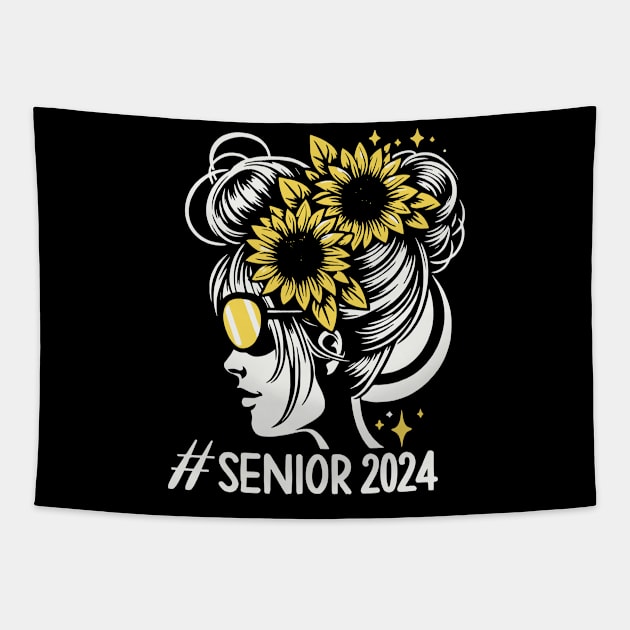 Senior 2024 SUNFLOWERS Tapestry by rhazi mode plagget