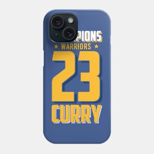 Warriorsss Basketball Champions 2023 Curry Edition Varsity Phone Case