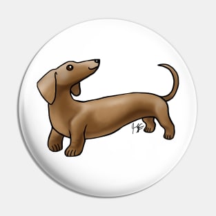 Dog - Smooth Haired Dachshund - Brown Pin