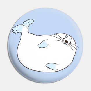 Seal Pup Sunbathing Pin