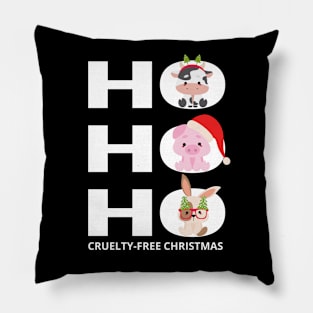 Cruelty Free Christmas Pillow