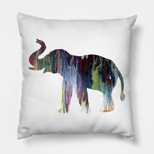 Elephant Pillow by BittenByErmines