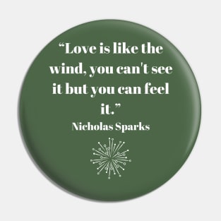 quote Nicholas Sparks Pin