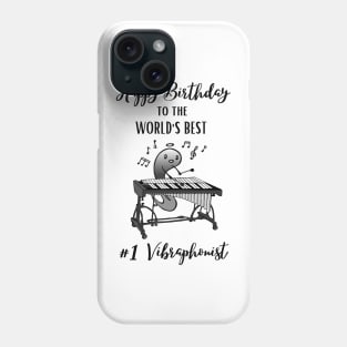 Cute Tadpole Vibraphone Player's Happy Birthday Phone Case