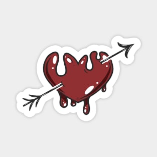 Dripping Heart Graphic Magnet