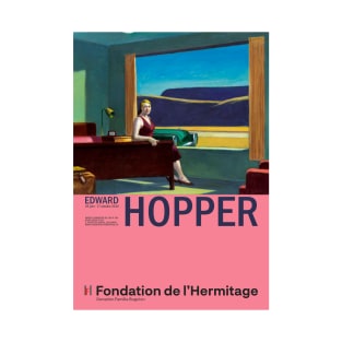 Edward Hopper - Western Motel - Minimalist Exhibition Art Poster T-Shirt