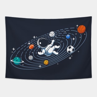 Sports Orbit Tapestry