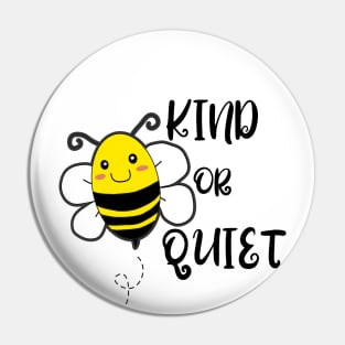 BE KIND OR BE QUIET Pin