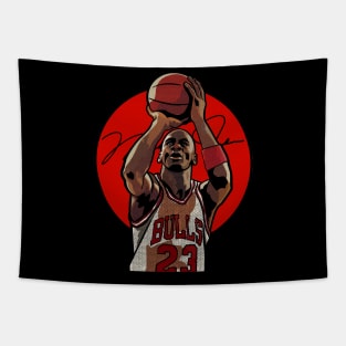 BASKETBALLART - MJ old Tapestry