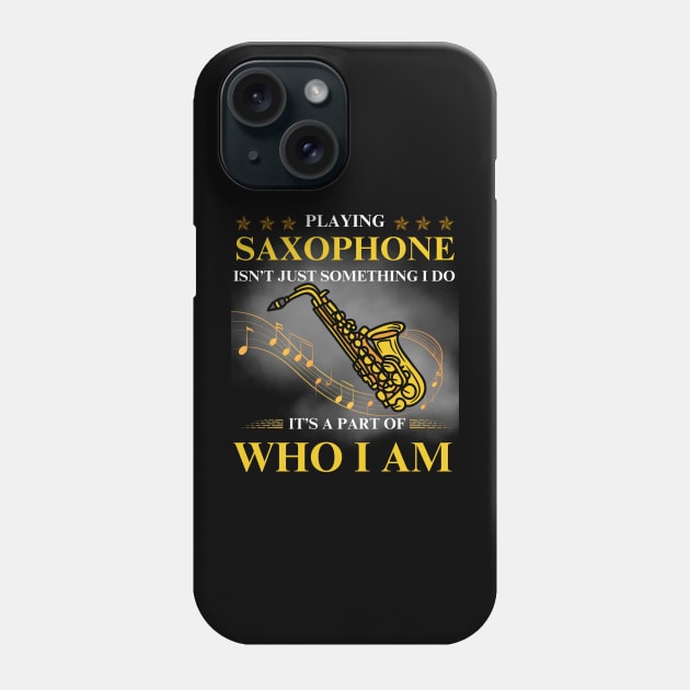 Saxophone Phone Case by DuViC