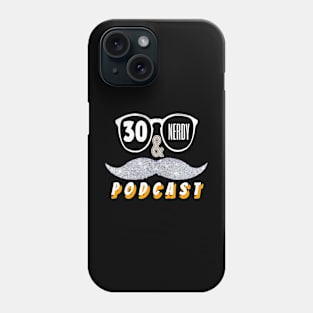 White And Orange Logo Phone Case