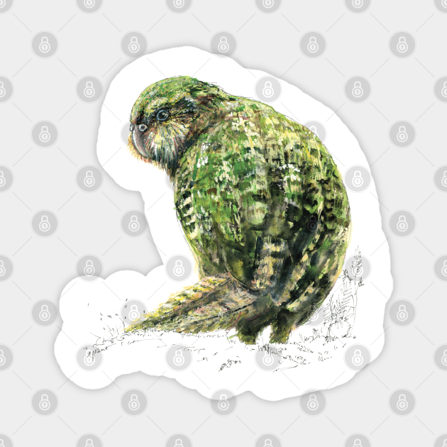 Mr Kākapo, New Zealand native bird New Zealand TeePublic