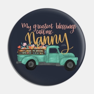 Nanny's Blessings Pin