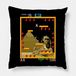 Mod.3 Arcade Bomb Jack Video Game Pillow